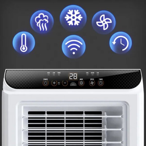 Aire Acondicionado Portátil 2000W APP WIFI Programable Clase A Gridinlux - Imagen 2