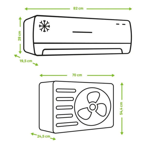 Aire acondicionado 1X1 HAIER Tide WiFi 3000 fg - Imagen 2
