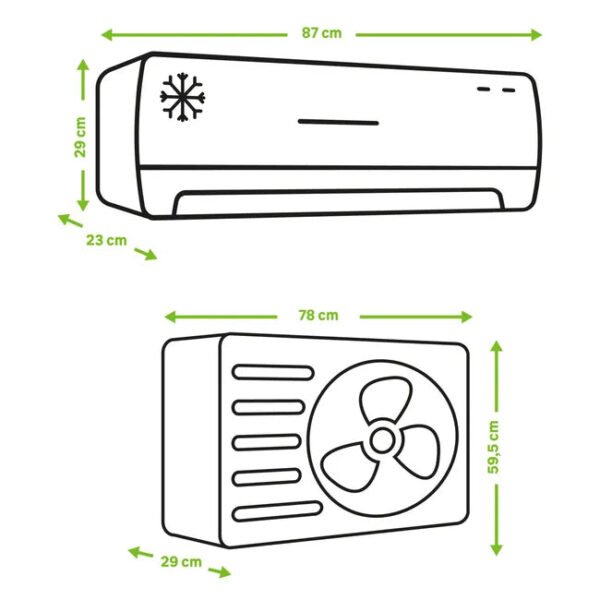 Aire acondicionado 1x1 inverter MITSUBISHI SRK50ZS Premium 4300 fg - Imagen 2